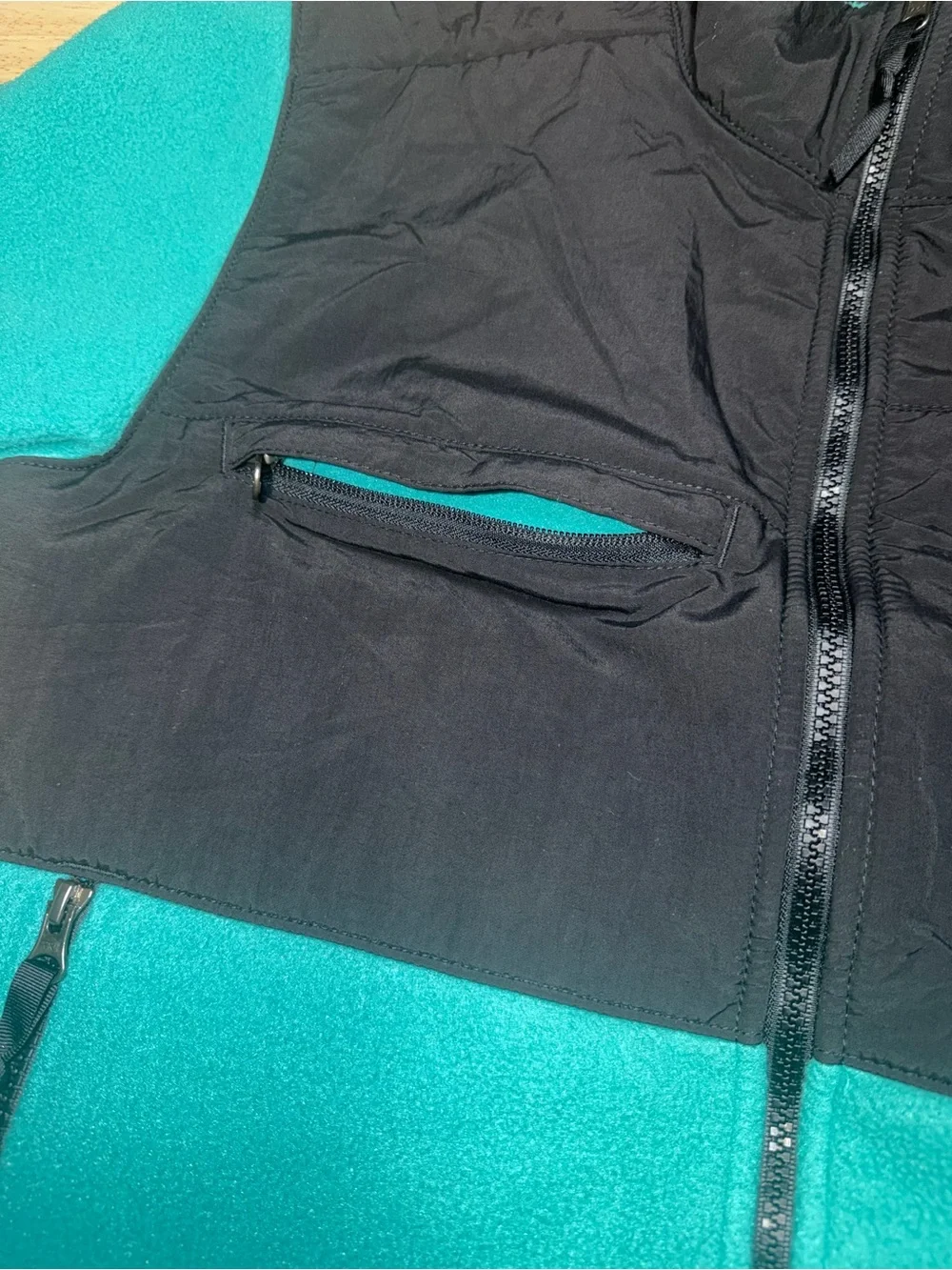 The North Face Teal DENALI 2.0 Men Fleece Full Zipper Jacket Mens Medium Winter
